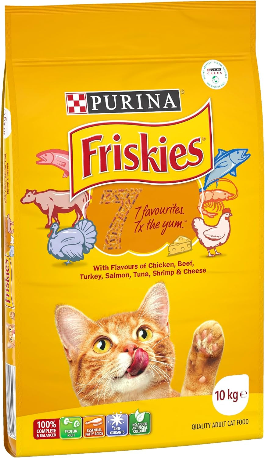 FRISKIES Adult Dry Cat Food 7 10Kg